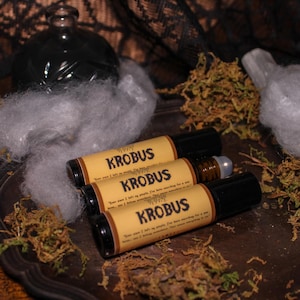 Krobus Roll-on Perfume Oil | Stardew Valley Inspired | 10ml Fragrance Rollerballs | Gamer Gift