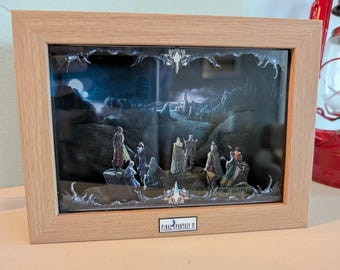 Final Fantasy IV Shadow Box 3d Diorama