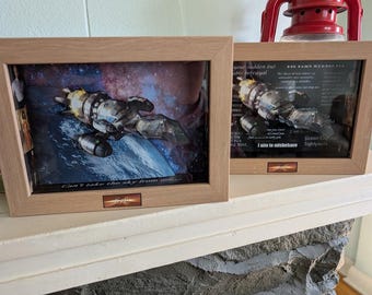 Firefly Serenity Shadowbox 3d Diorama