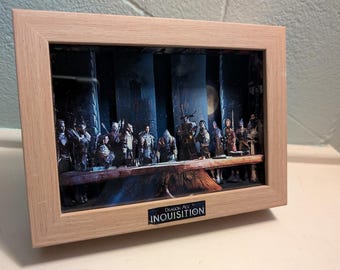 Dragon Age Inquisition Shadow Box 3D Diorama