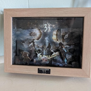 Clair Obscur Expedition 33 Shadowbox 3d Diorama