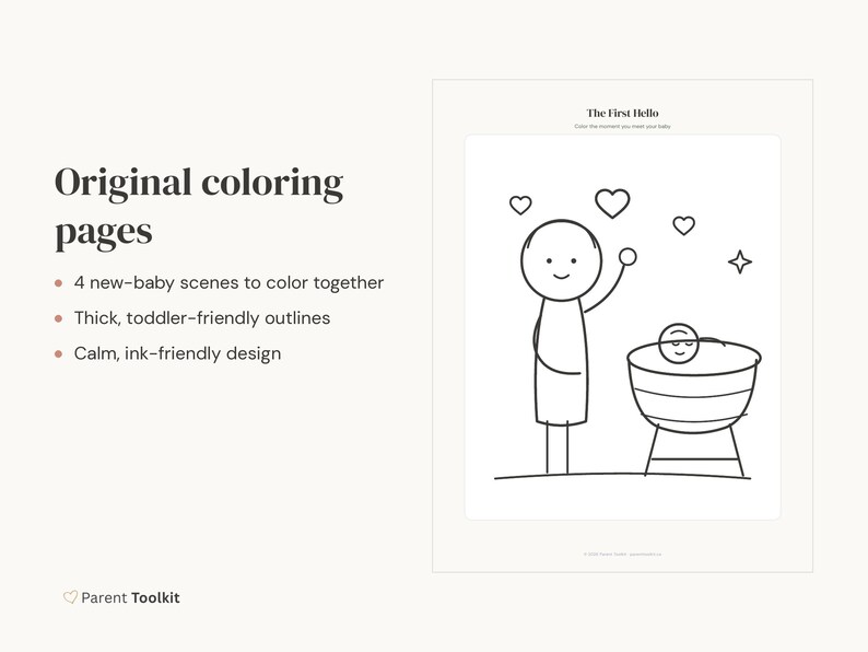 Big Brother Gift Printable | New Baby Coloring Pages + Certificate | Toddler Sibling Pack Instant Download image 4