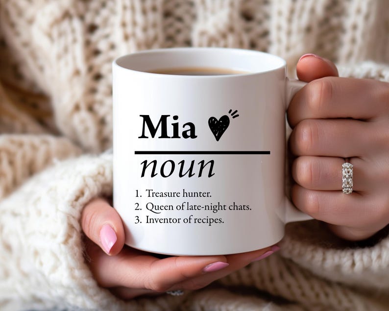 Name Definition Cup, Personalized Name Definition Mug, Personalize Name