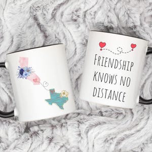 Personalisierte Weltkarte Freundschaft kennt keine Entfernung Benutzerdefinierte Namen und Ferngeschenk Umzug