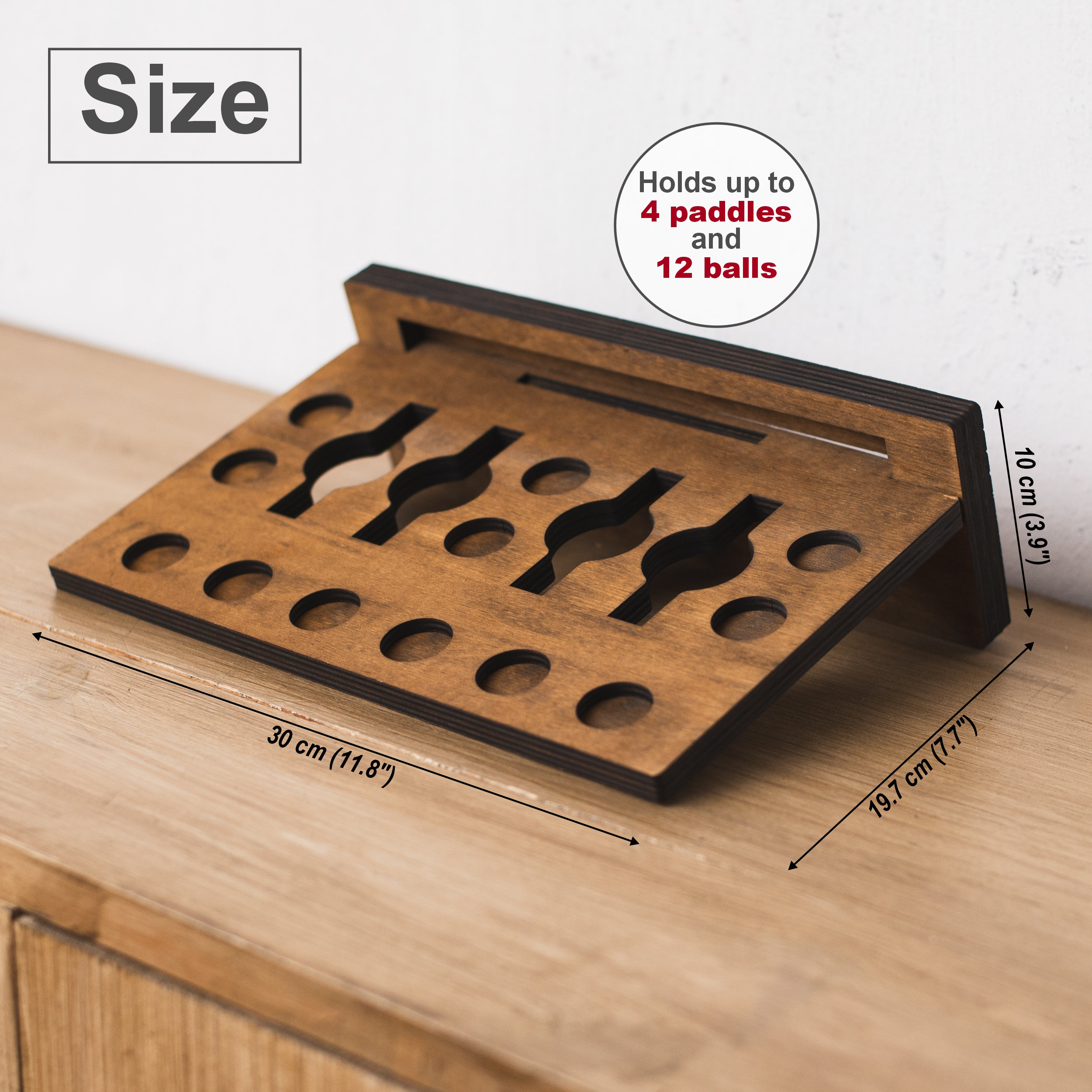 Diompirux Set da Ping Pong con 2 Racchette, 3 Palline, 1 Borsa