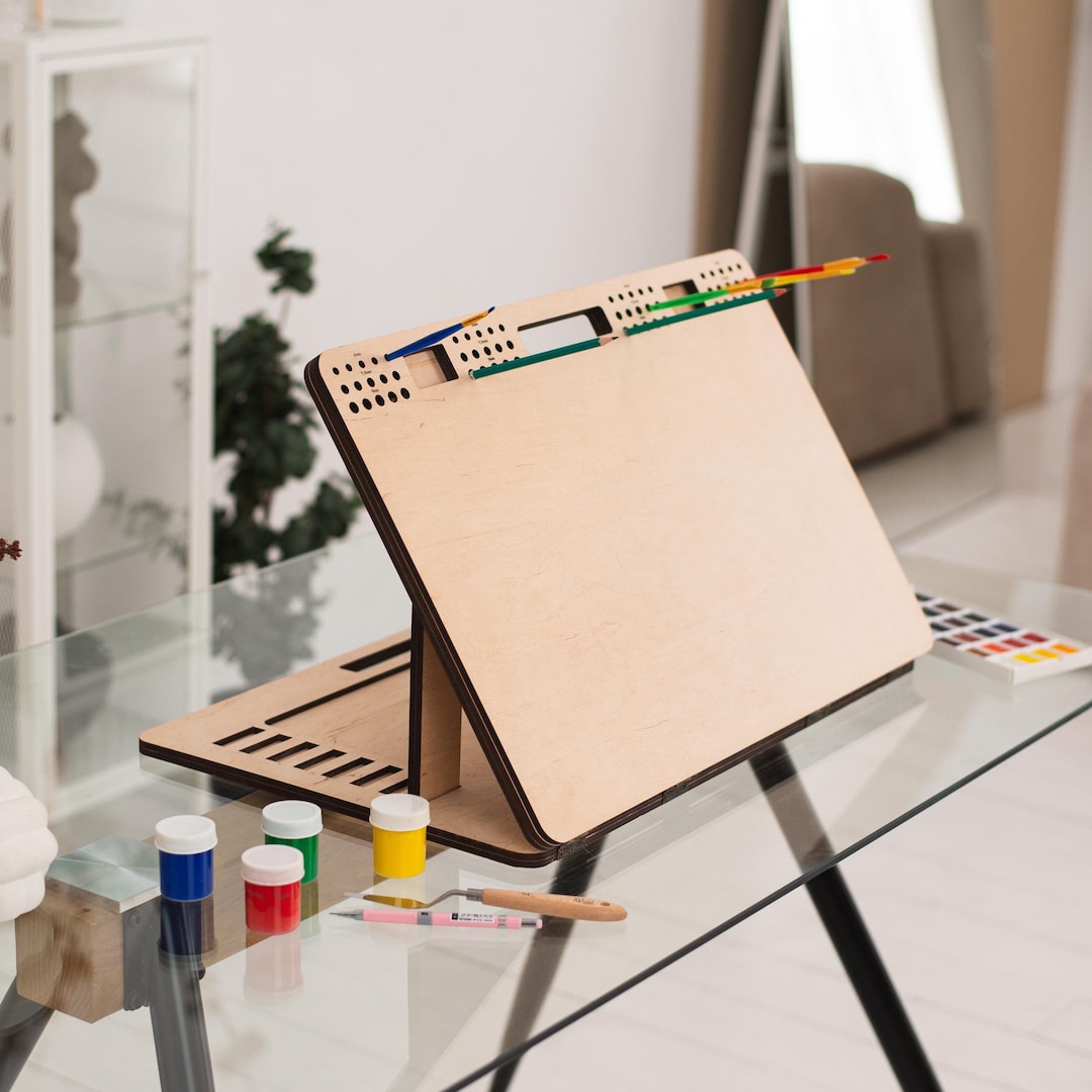 Adjustable Drawing Board, Painting Easel Stand, Portable Lap Easel ...