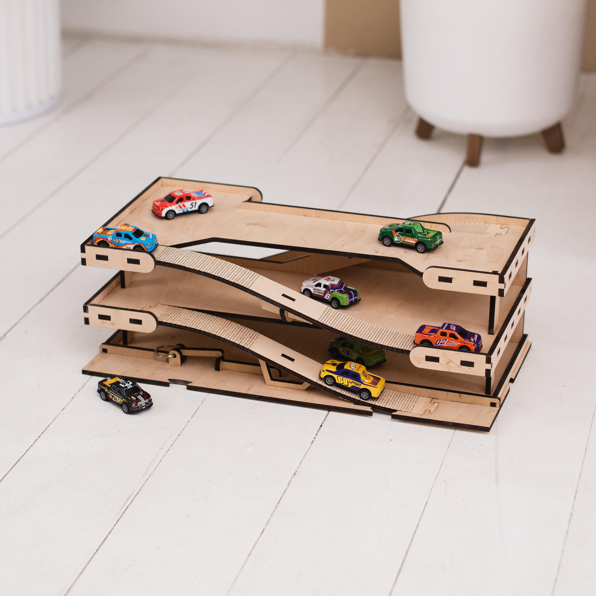Diy Wooden Car Track Wooden Toys Wooden Race Track Car Ramp Racer