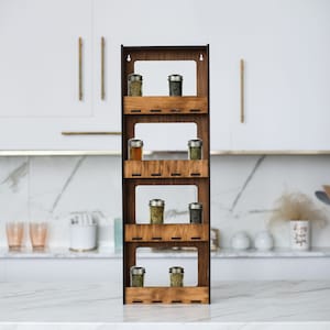 Tall narrow spice rack sale