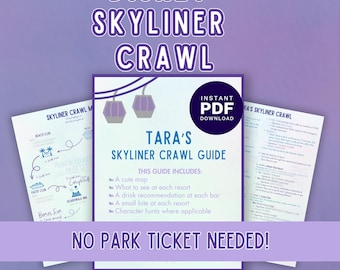 Recorrido por los bares del Skyliner / Juego de bebidas para bebedores en Orlando / Viajes para adultos / Guía de fiestas en Orlando / Despedidas de soltera