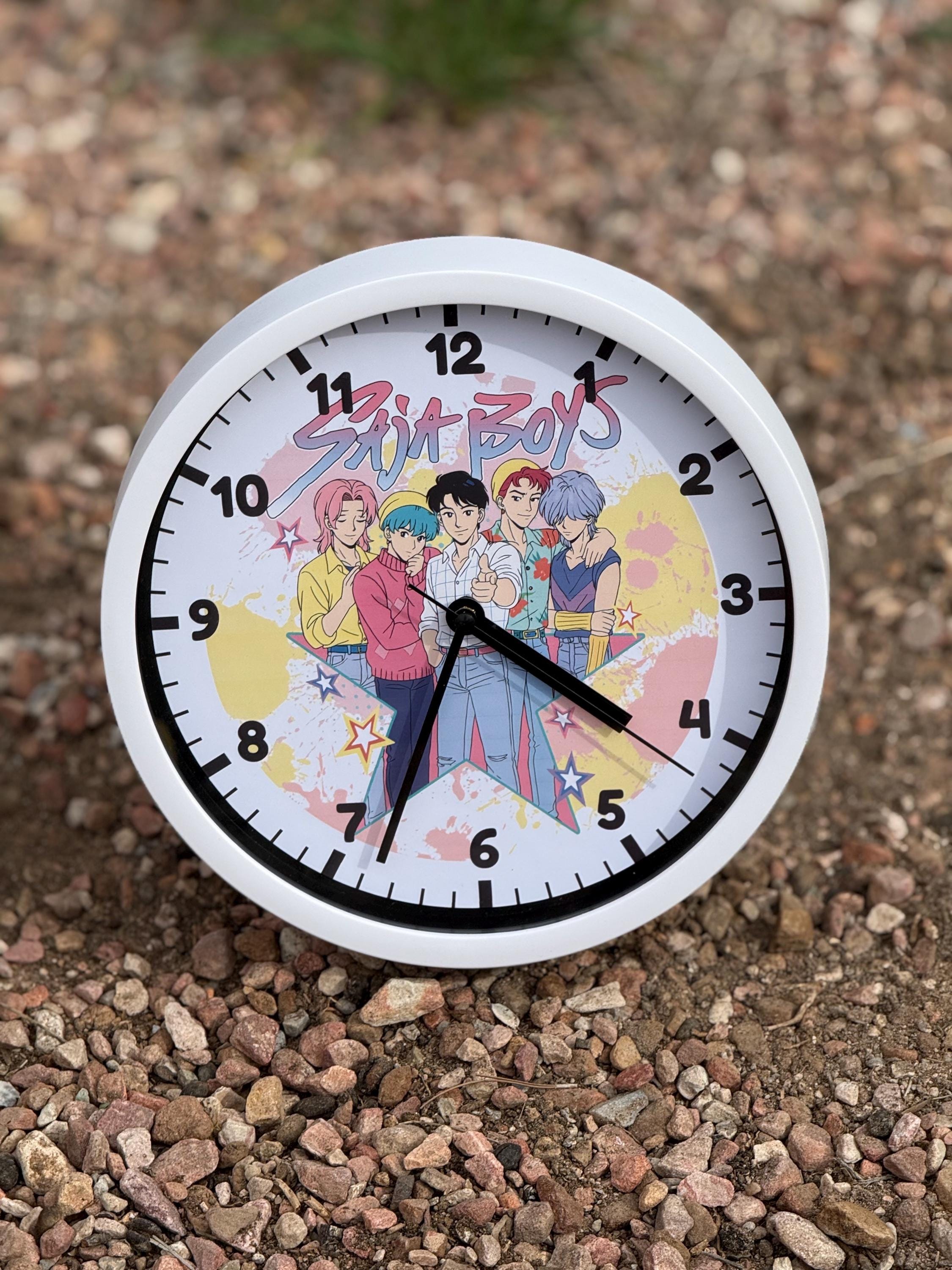 K-pop Boy Wall Clock – Anime Inspired Room Decor - Etsy
