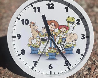 Toy Story Theme Clock: 9" Children's Room Decor