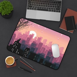 Gaming mouse pad for desk accessories for gaming decor gift idea for gamers pc aesthetic