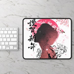 Gaming mouse pad for desk accessories for gaming decor gift idea for gamers pc aesthetic