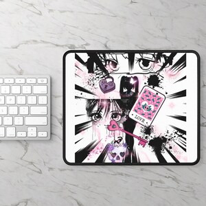 Gaming mouse pad for desk accessories for gaming decor gift idea for gamers pc aesthetic