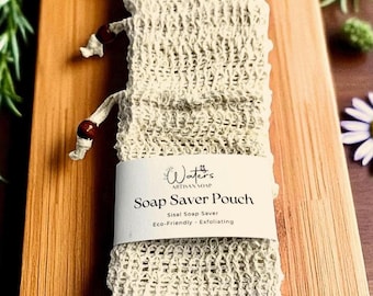 Sisal Soap Pouch Natural Bag Exfoliating Scrubber Shower Accessory Bathroom Essential Eco Friendly Zero Waste Sustainable Product