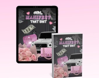 Ebook cover template, Editable on canva, Boss babe, 6 figure, Life coach, Planner cover, Training Manual, Masterclass, DIY