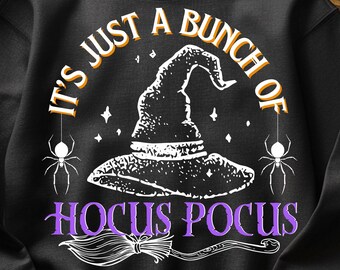 Hocus Pocus Halloween T-shirt Design PNG SVG PDF (Digital Download)