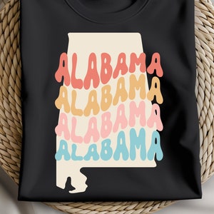 State of Alabama PNG, Alabama SVG, Alabama Sublimation T-shirt Design, Instant Digital Download, Alabama Coffee Cup Design, Alabama Hat PNG