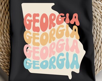 State of Georgia PNG, Georgia SVG, Georgia Sublimation T-shirt Design, Instant Digital Download, Georgia Coffee Cup Design, Georgia Hat PNG