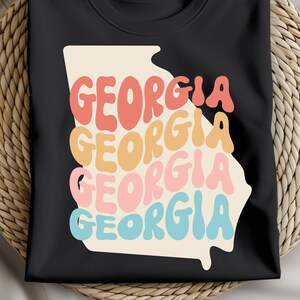 Georgia State SVG PNG, Sublimation Design (Digital Download)