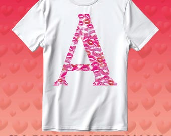 Kisses PNG, Kisses Alphabet PNG, Kisses Alphabet PNG, Kisses Alphabet Design PNG, Kisses Alphabet, Happy Valentines png