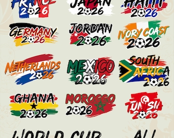 PNG pack of FIFA World Cup countries, Football flags in PNG format, 2026 World Cup, World Cup flag design