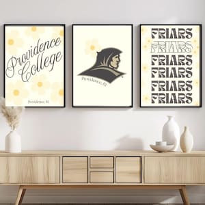 Providence College Digital Poster, College Dorm Wall Art Print
