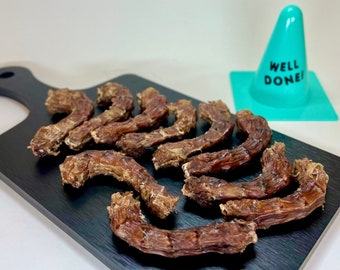 Chicken Necks - Natural & Healthy dog treats. Great supplement to a raw diet. Dehydrated to perfection. No added preservatives