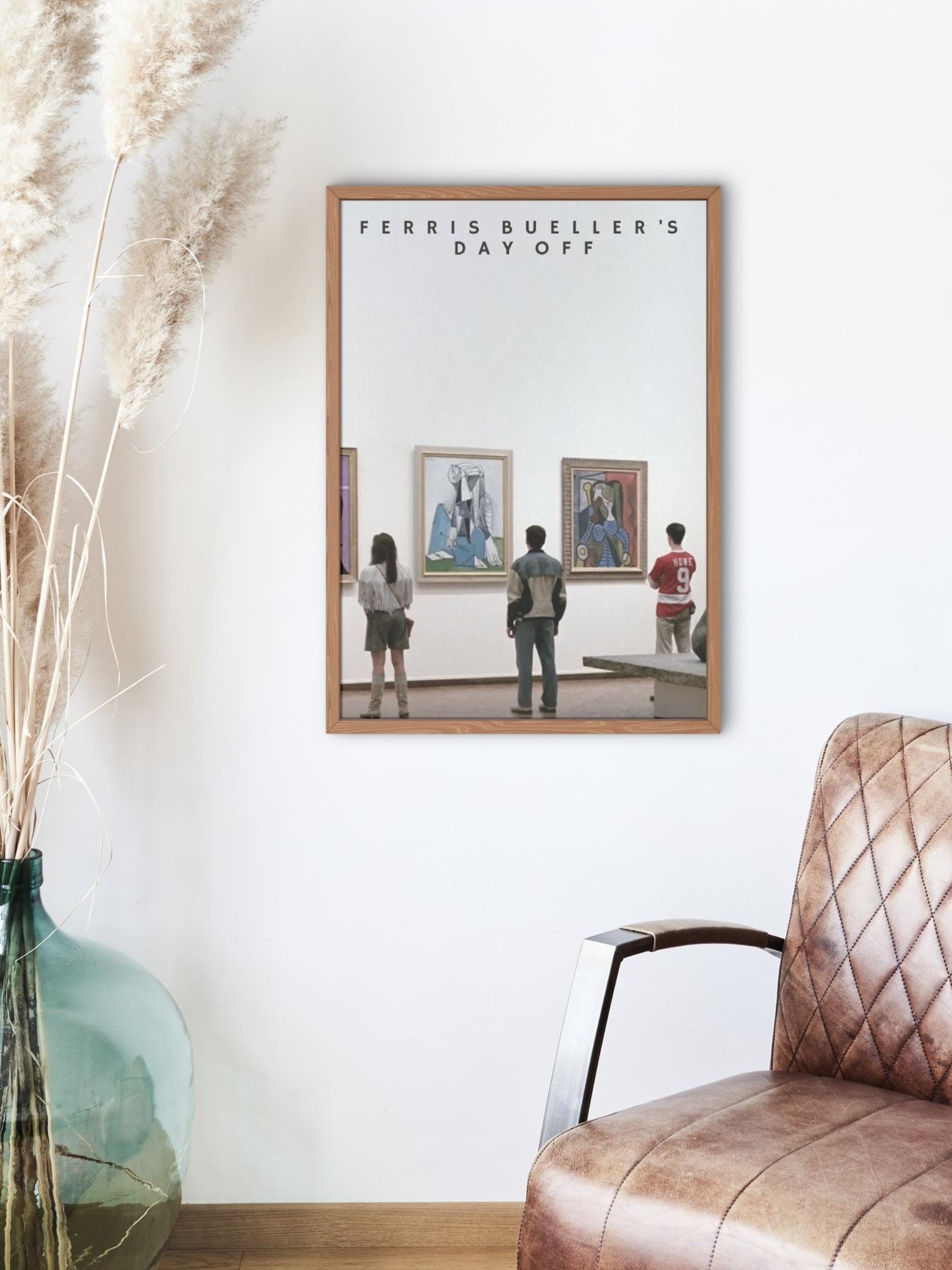 Ferris Bueller's Day Off Movie Poster Digital Download, Classic Movie Wall Art, Printable Wall Art, Movie Print, Gift Idea, Minimalistic