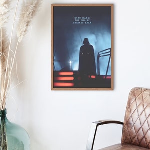 Star Wars: The Empire Strikes Back Movie Poster Digital Download, Movie Wall Art, Printable Wall Art, Movie Print, Gift Idea, Minimalistic
