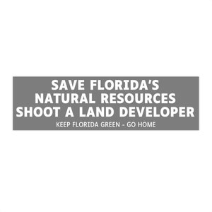 SALVA FLORIDA vecchio adesivo paraurti Florida