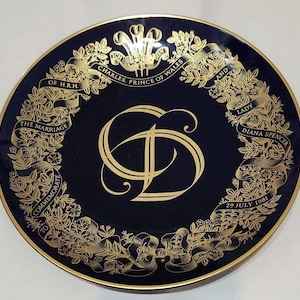 1981 Plate commemorating the marriage of Prince Charles and Lady Diana