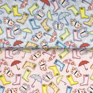April Showers cotton fabric by the yard