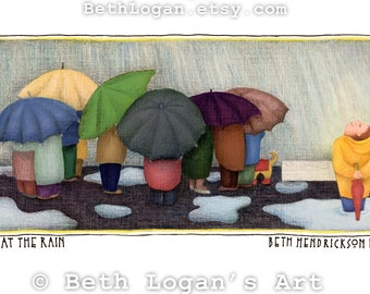 Smile at the Rain by Beth Hendrickson Logan - Print Now Available in Different Sizes