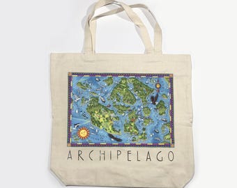 San Juan Island Archipelago Canvas Tote Bag