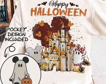 Retro Mouse Happy Halloween Png, Trendy Micey Mouse Halloween PNG, Trick Or Treat PNG, Halloween Png, Spooky Season Png, Halloween Pumpkin
