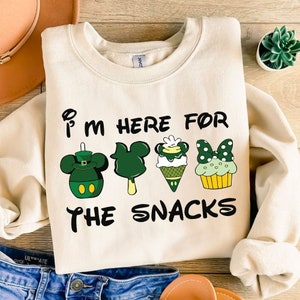 I&#39;m Just for the snacks Png Svg, St patrick day, Snackgoal Svg, Mickeyy Mouse and friends Snack Vacation Svg, Vacay Mode Svg Magical Kingdom