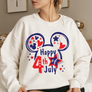 Happy 4th Of July Mouse PNG, Mikey Sublimation, 4th July Mouse and Friends, Fourth of July T Shirt Design, USA sublimation, patriotic Png