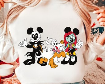 Trendy Nightmare Micey Mouse Halloween PNG, Trick Or Treat PNG, Halloween Png, Spooky Season Png, Halloween Pumpkin, Halloween Shirt