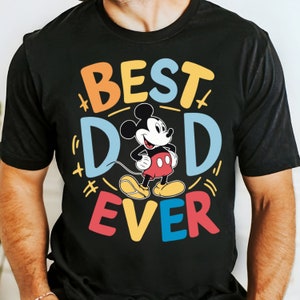 Best Dad Ever Png, Father&#39;s Day Png, Mouse Dad Shirt, Gift For Dad Png, Dad Shirt Svg, Family Vacation, Family Matching, Best Mouse dad