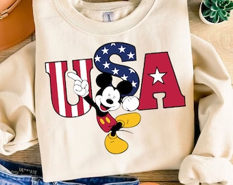 Usa Mouse PNG, Mikey Sublimation, 4th July Mouse and Friends, Fourth of July T Shirt Design, USA sublimation, patriotic Png