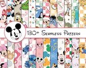 Big Bundle Seamless Pattern, Magical Seamless, Trendy Pattern, Cartoon Seamless Pattern, Mouse Seamless Pattern, Toy Story Seamless Pattern