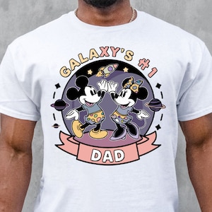 Galaxy&#39;s #1 Dad Png, Father&#39;s Day Png, Mouse Dad Shirt, Gift For Dad Png, Dad Shirt Svg, Family Vacation, Family Matching, Best Mouse dad