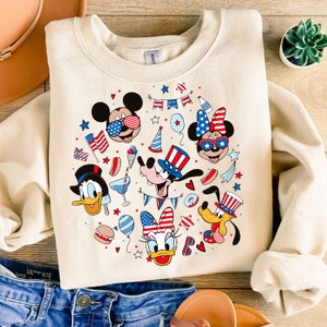 Micey 4th of July PNG, Mikey Sublimation, 4th July Mouse and Friends, Fourth of July T Shirt Design, USA sublimation download, Patriotic