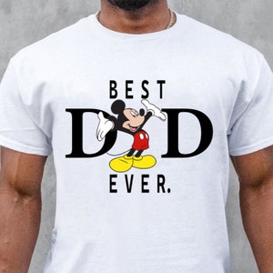 Best Dad ever Png, Father&#39;s Day Png, Mouse Dad Shirt, Gift For Dad Png, Dad Shirt Svg, Family Vacation, Family Matching, Best Mouse Dad