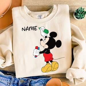 Mickeyy mouse writing teacher Png, First Day Of School png, Mouse and friends, First/Second/Third Grade Back to school png