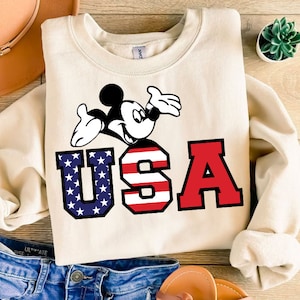 Micey USA PNG, Mikey Sublimation, 4th July Mouse and Friends, Fourth of July T Shirt Design, USA sublimation download, Patriotic