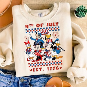 Micey 4th of july PNG, Mikey Sublimation, 4th July Mouse and Friends, Fourth of July T Shirt Design, USA sublimation download, Patriotic