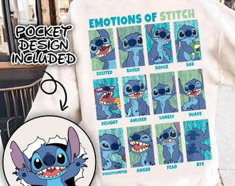 Blauwe alien Emoties van stich png, blauwe alien tsirt png, gelaagde ontwerpen, stich png, stitch couple, stich tshirt, blauwe alien