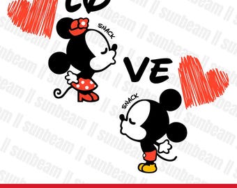 Baby Micey and mini Love PNG, Mouse couple valentine Png, Valentine's Day, Valentines Png, Valentines Couple Shirt, Mouse And Friends